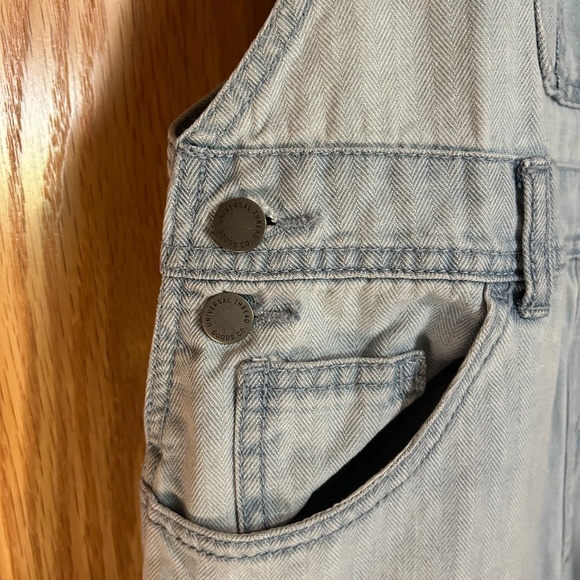 Light Wash Denim Overalls - Size 8 - Picture 2 of 4